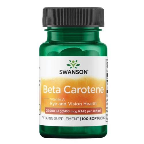 Swanson - Beta Carotene 25,000IU - 100 kapsułek Swanson - Beta Carotene 25,000IU - 100 kapsułek